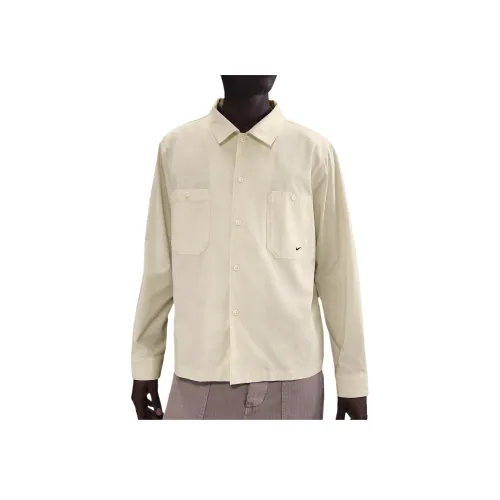 Nike Swoosh Бежевые Мужские Рубашки