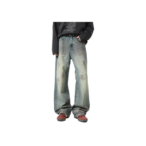 FOREVER 21 Винтажные синие унисекс джинсы