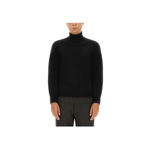 DRIES VAN NOTEN Мужские черные свитеры