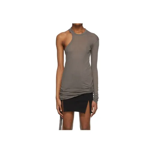 RICK OWENS Тауповые Женские Рубашки T