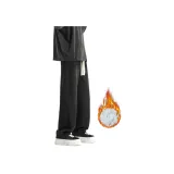 Черно-серый, утолщенная флисовая подкладка