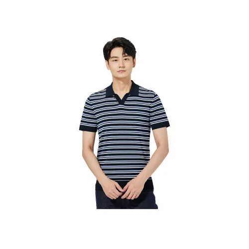 LESS IS MORE Поло Мужское Темно-синий