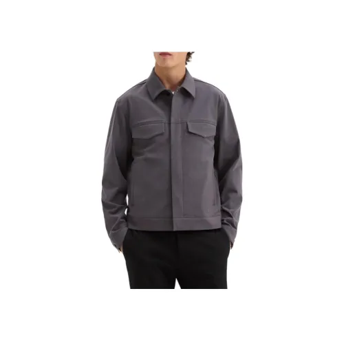 THEORY Куртки и Пальто Мужской Темно-Серый