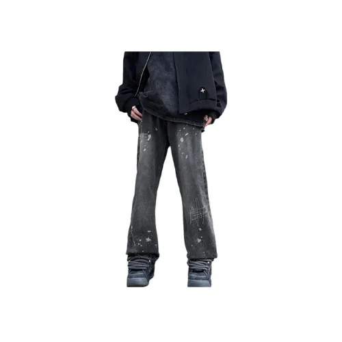 Белый медведь Черный Унисекс Джинсы