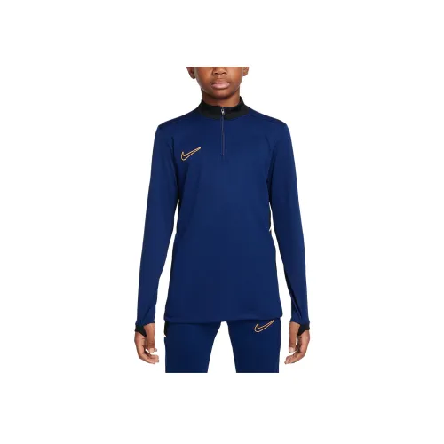 nike AcademyDri Форма T Рубашка Синий Void Черный Оранжевый Импуль Подростки