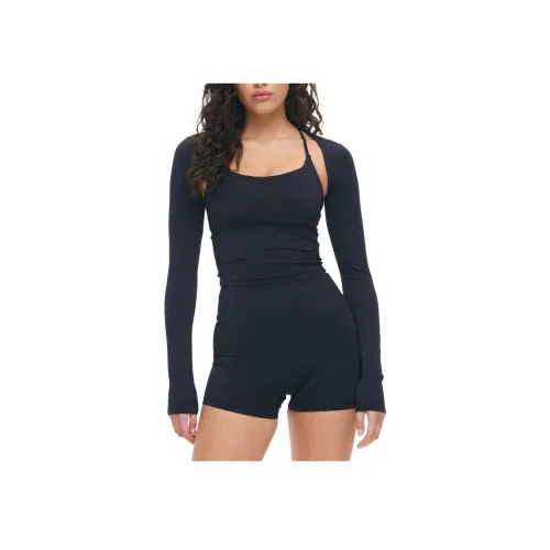 GLASSONS Активный длинный рукав болеро КРОП ТОП Женский