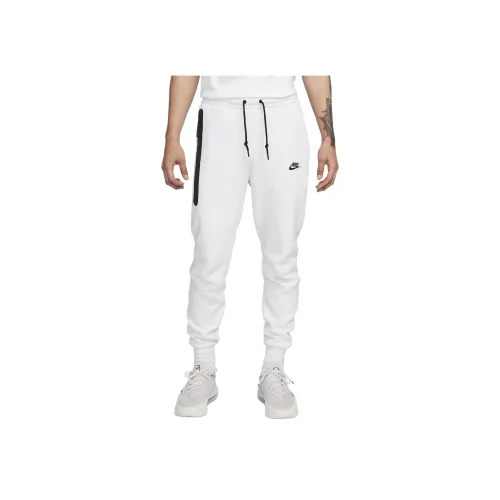 Nike Sportswear Tech Fleece Вязаные Тренировочные Штаны Мужские Белые