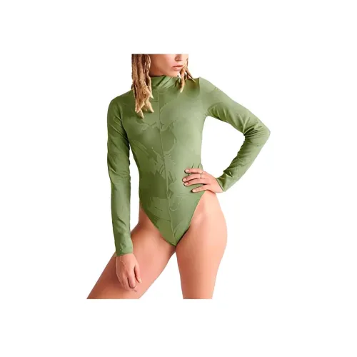 NIKE Зеленый Женское Боди