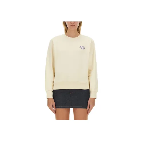 A.P.C Толстовка Женская Светло-Желтая