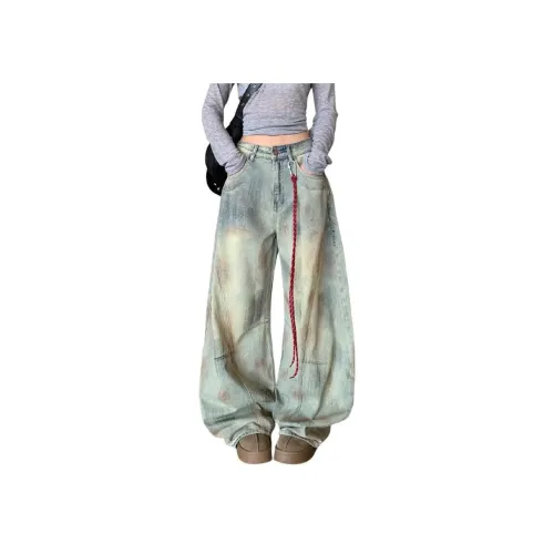 YEARNED Blue Women's Jeans YEARNED Синий Женские Джинсы