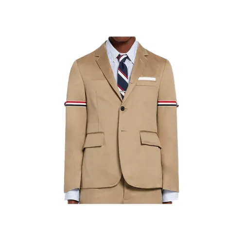 THOM BROWNE CAMEL Мужские Деловые Костюмы
