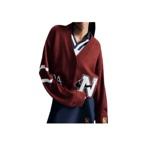 Кардиган Nike FW AW24 Трикотаж Женский Красный