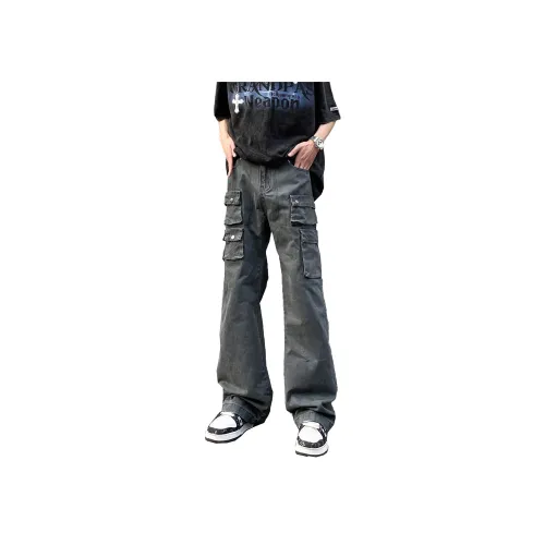 RENBEN Повседневные брюки для лета унисекс угольно-серый