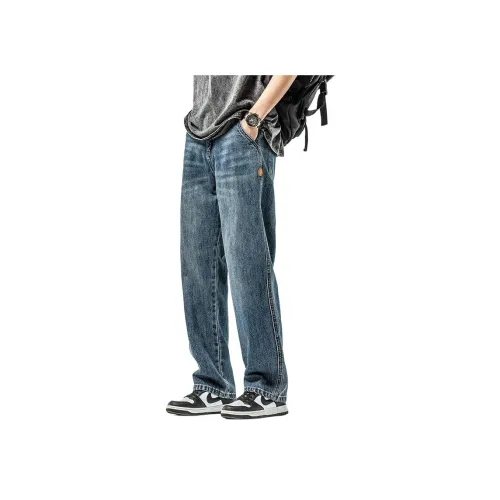 MR.MUDI Синий Унисекс Джинсы