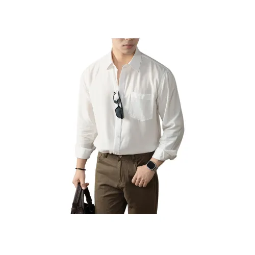 PERDONTOO Длинный рукав рубашка пальто мужской