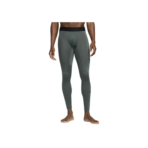 Nike Спортивные брюки Мужские Винтажный зеленый Черный