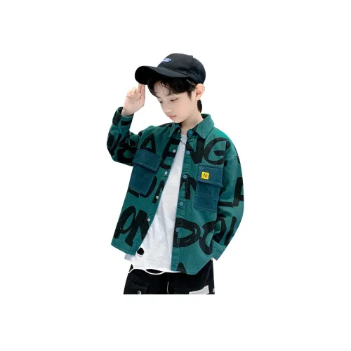 EASTERN CAMEL Зеленый Kids Повседневные Рубашки