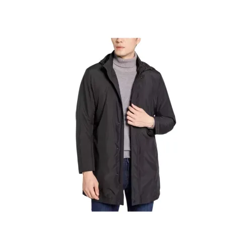 BRAUN BUFFEL Хлопковый пуховик Мужской Черный