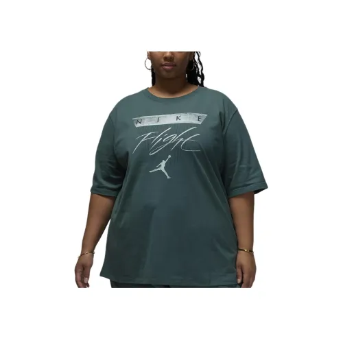 Jordan Flight Heritage T-Shirt Женская Oxidation Green
