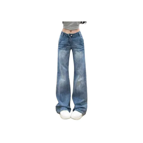 City Hipster Синие Унисекс Джинсы