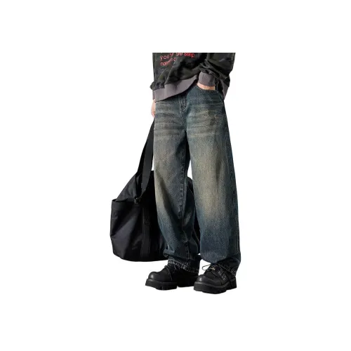 GEOREFOOL 16037 Королевский синий Унисекс Джинсы