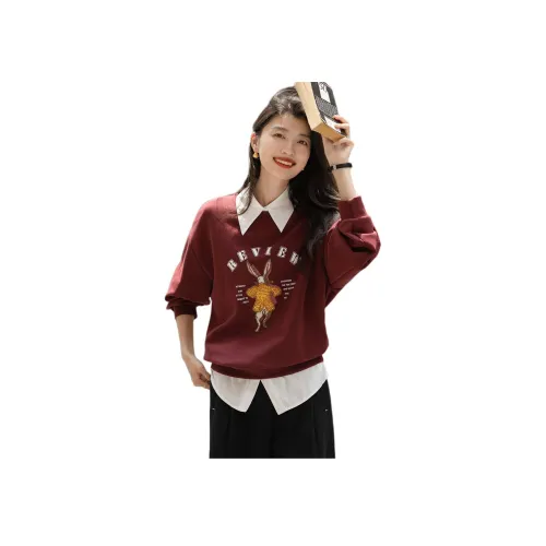 Dme Женские Свитшоты Бургунди