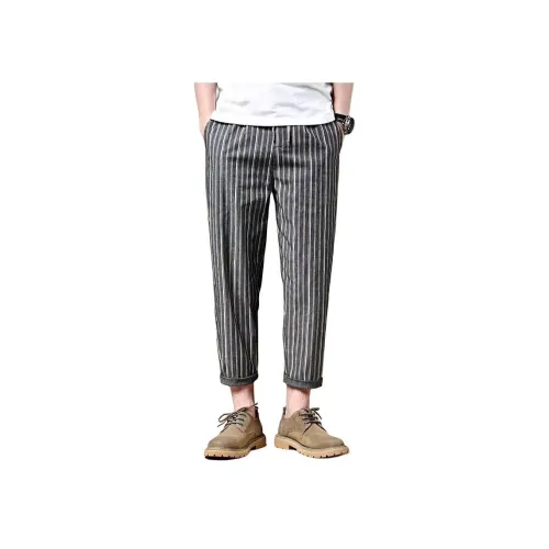 FRALAARRI Серые Мужские Повседневные Штаны