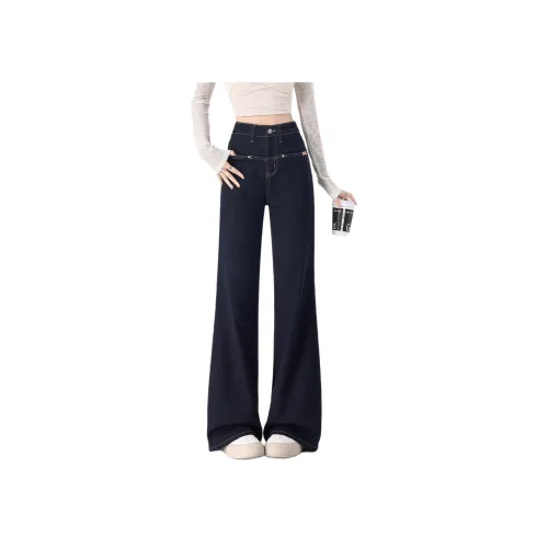 TINGTI Джинсовый синий Женские джинсы