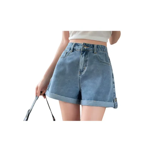 JEANSWEST Светло-синие Женские Джинсовые Шорты