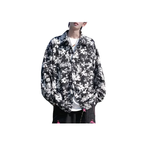 GANGZAI Длинный рукав рубашка унисекс