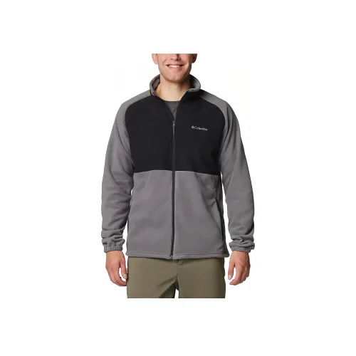 Columbia совместный бренд Мужская GREY Шалфейный PEAK Полузип Флис Куртки и Пальто Мужской Серый