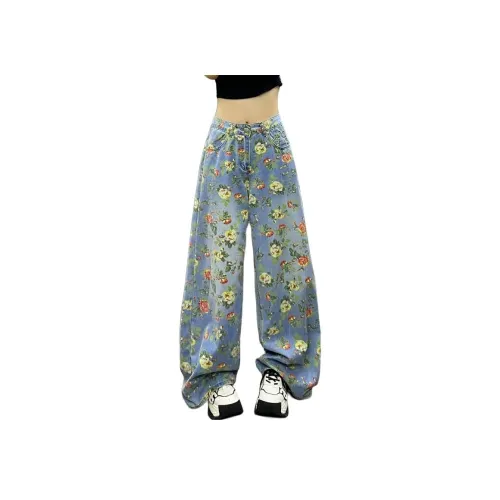 KULAIYA Принт Женские Джинсы