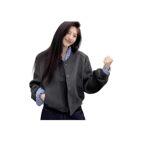 Cotton Gene Cropped Coat Women's