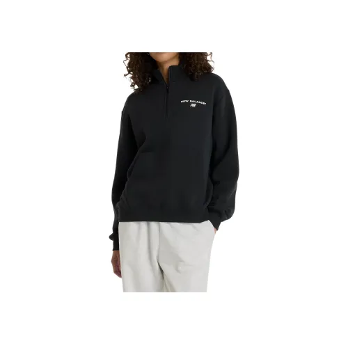 New Balance Женские Толстовки Черного Цвета