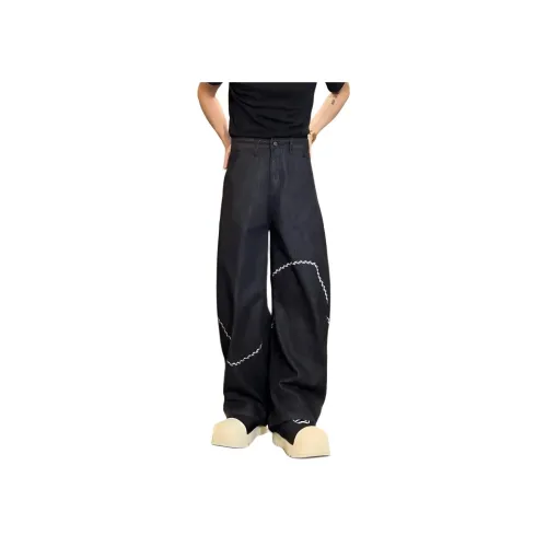 WANCHAO CP Черный Унисекс Джинсы