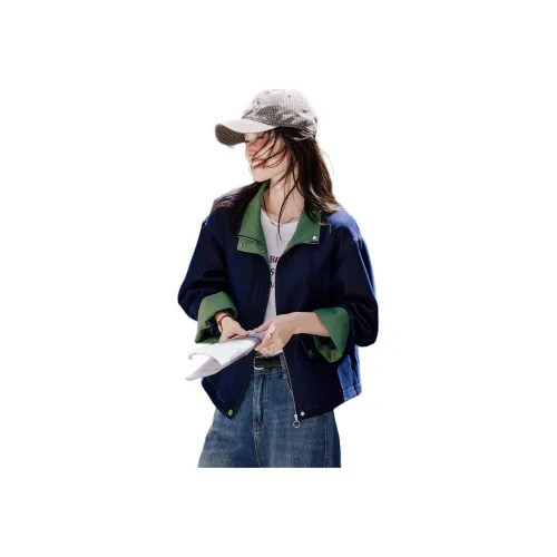 Still Quiet Элегантный Повседневный Anti-Aging Джинсовая Куртка Женская