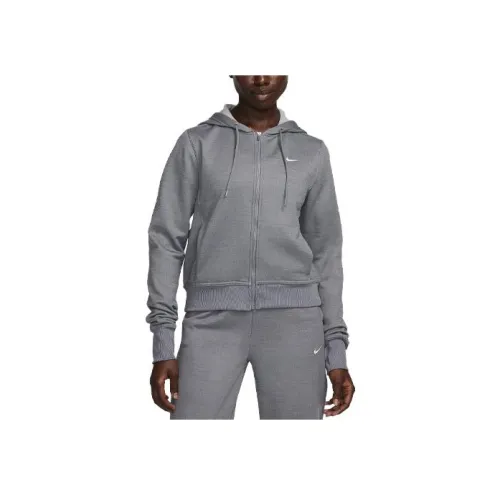 NIKE THERMA Форма one Серый Женские Свитшоты