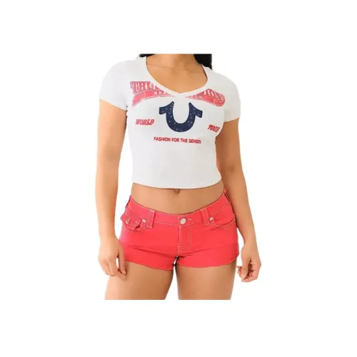 TRUE RELIGION T Рубашка Женская Белая