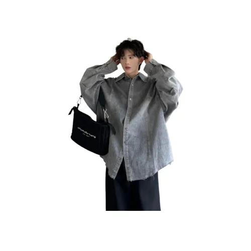 SOCKKEY Серый Унисекс Рубашки