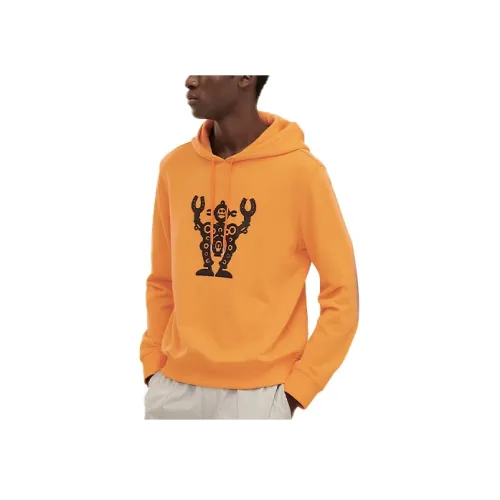 Оранжевый Hermes Мужские Свитшоты