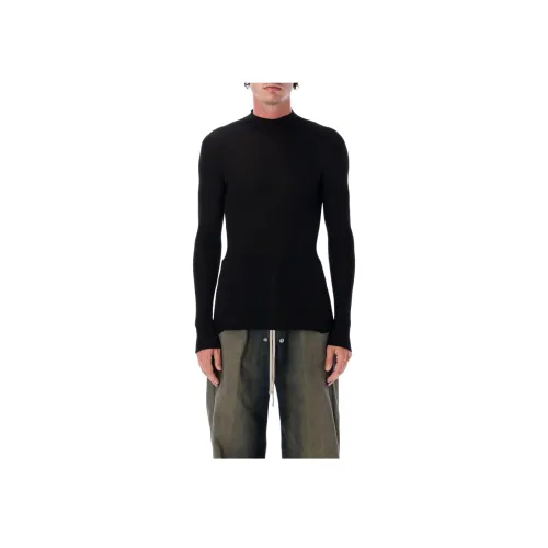 RICK OWENS Черные Мужские Свитера