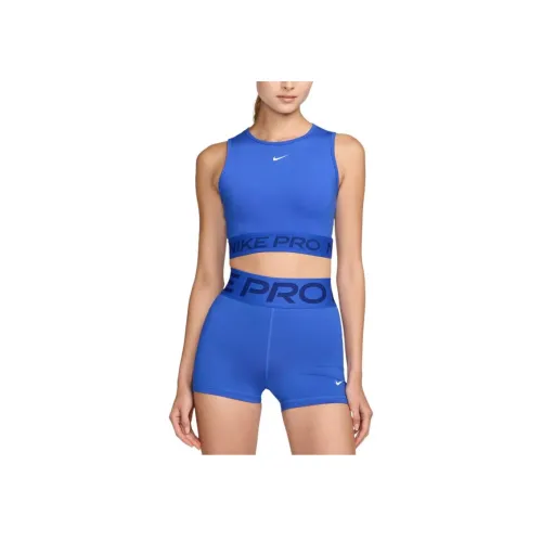 NIKE Темно-королевский синий Женские Майки