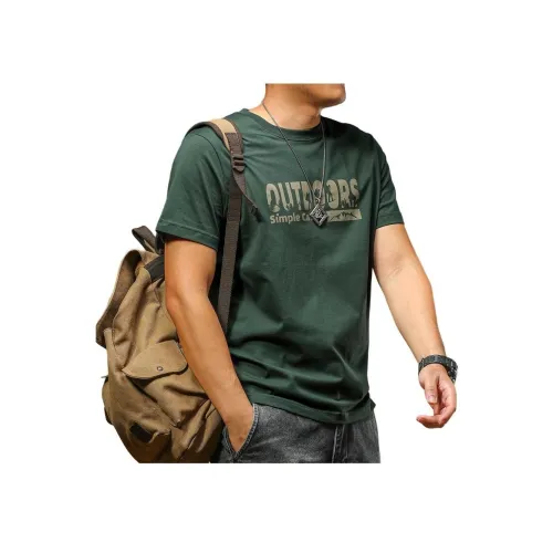 JIYAN Мужская футболка с коротким рукавом