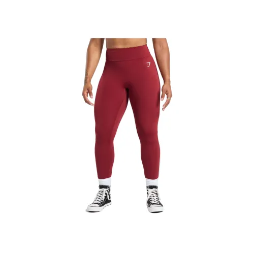 GYMSHARK Red Женские Спортивные Брюки