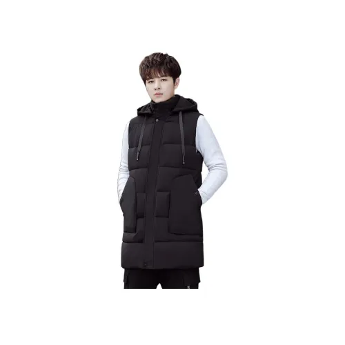 JINDUN Черные Мужские Жилеты