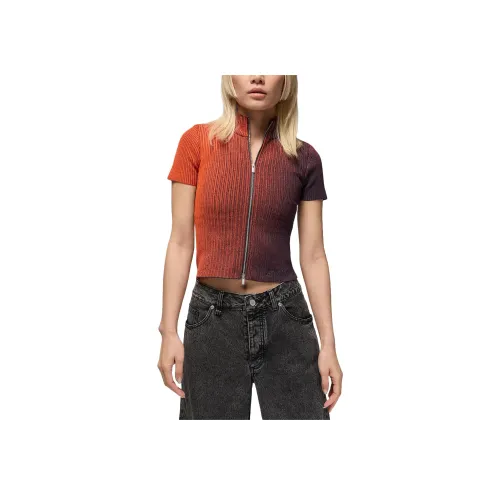 Jordan Air CROP TOP Женские Черный Фиолетовый