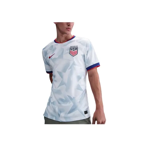 Nike Футбол Джерси Мужской Синий Белый