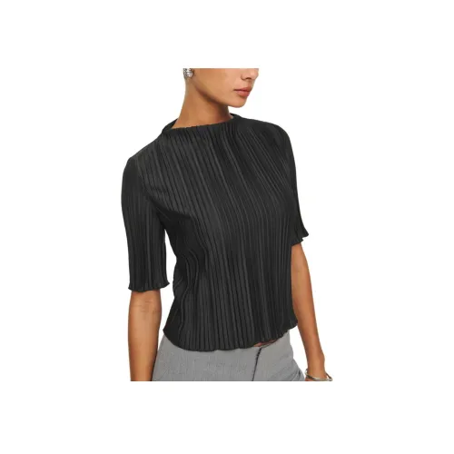 REFORMATION Spencer KNIT Топ Рубашка Женские Черный