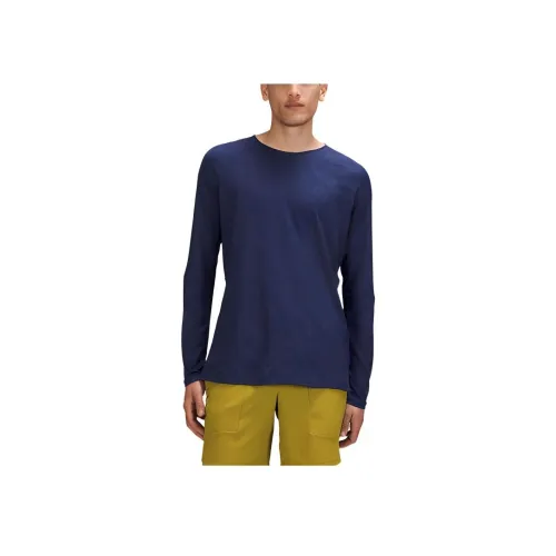 lululemon Текстурированный Тренировочный Длинный Рукав Т-Рубашка Мужская