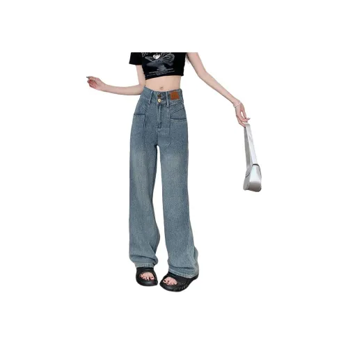 YEARNED Звездный Небесный Цветочный Джинсы Женские Джинсы